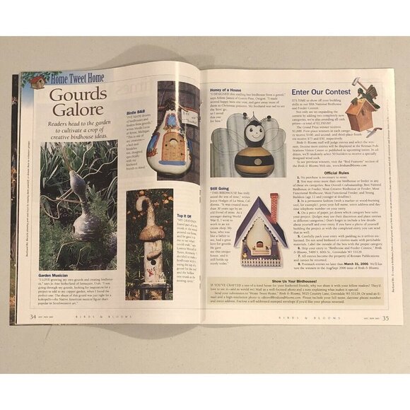 BIRDS & BLOOMS Magazine October/November 2005 Issue Autumn Gardens EUC - Picture 2 of 7